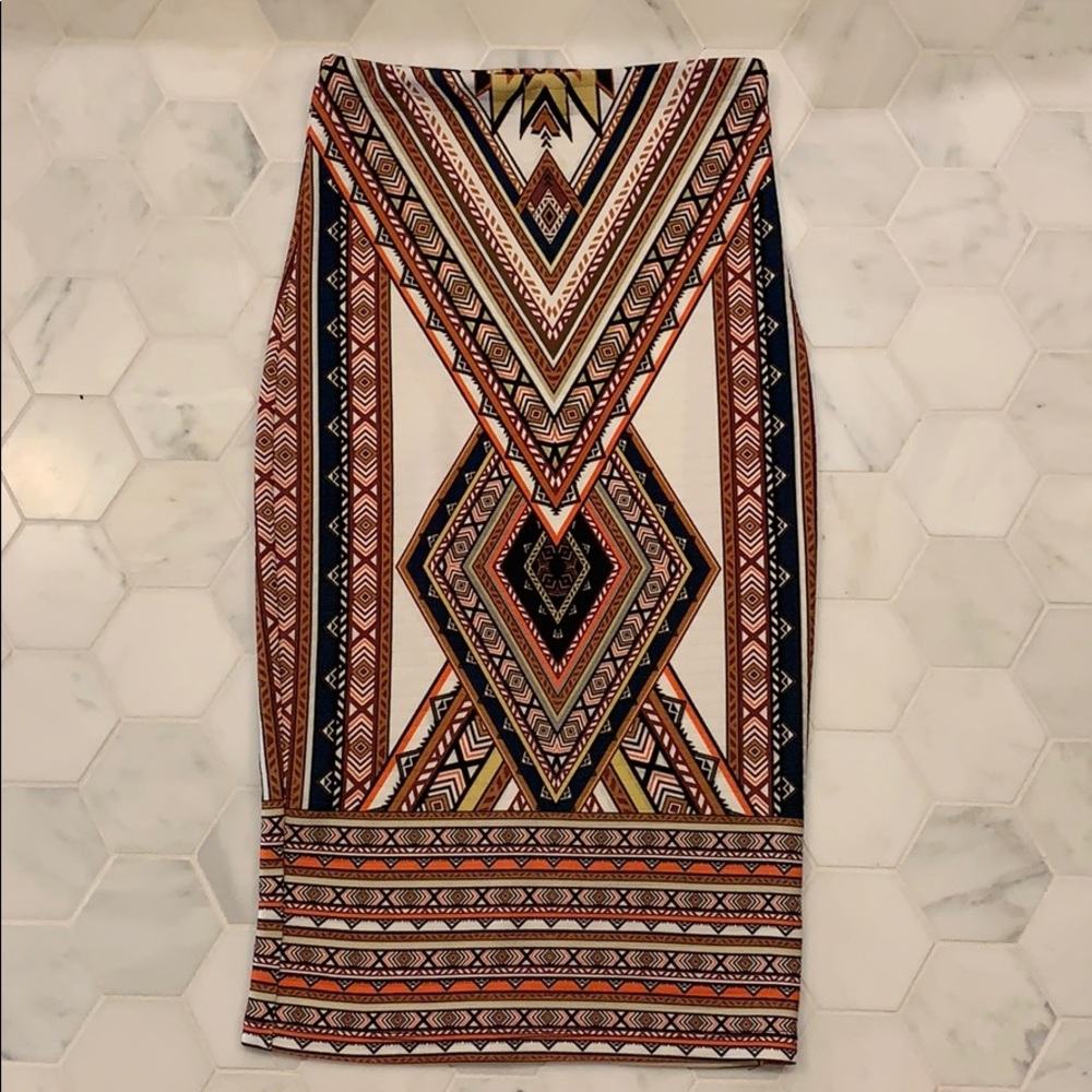 High Waisted Pencil Skirt